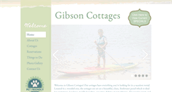 Desktop Screenshot of gibsoncottages.com